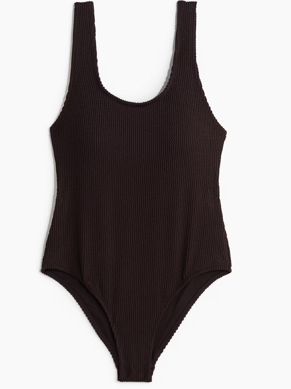 H&M Black Ribbed Kids One-Piece Bodysuit